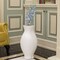 Tall Narrow Vase, Sleek Split Vase, Modern Floor Vase, Decorative Gift, Vase for Interior Design, 24.5 Inch Vase for Wedding Dinner Table Party Living Room Office Bedroom